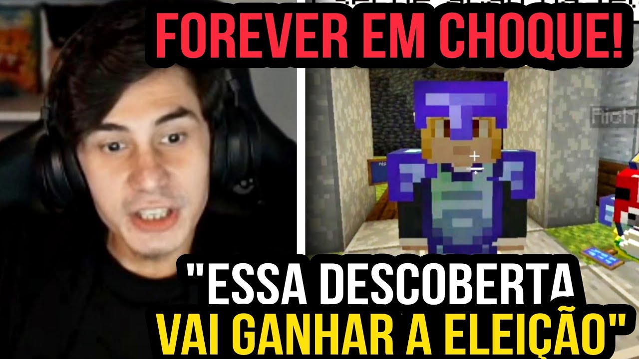 O FOREVER NÃO ACREDITOU NO QUE O PAC ACHOU! MINECRAFT QSMP