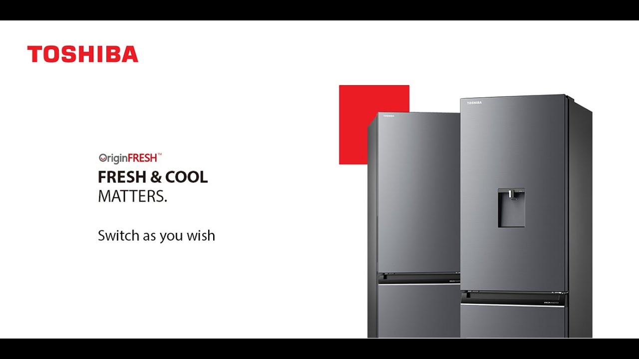 Toshiba GR-RB405WE-PMY(06) & GR-RB410WE-PMY(37) 2-Door Bottom Mount Fridge