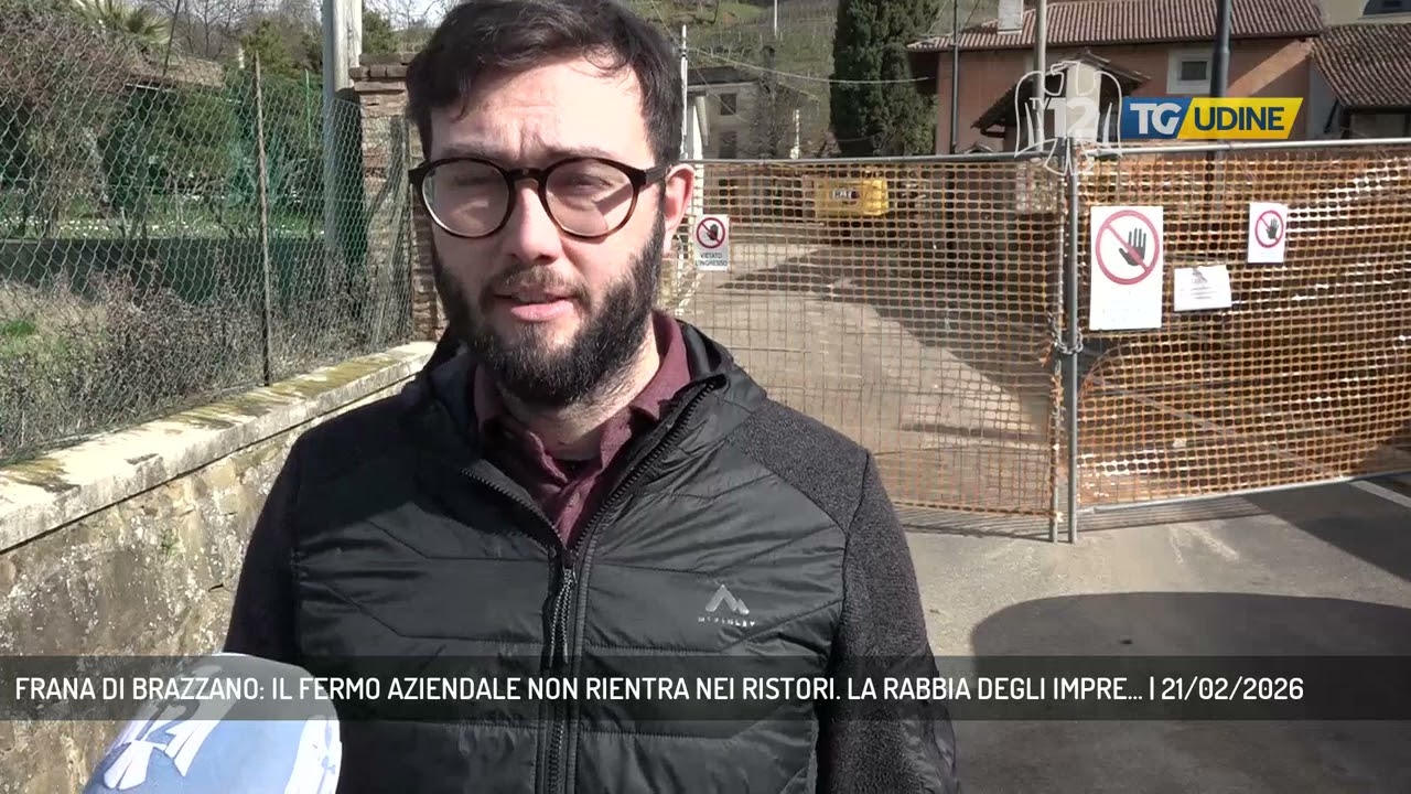 FRANA DI BRAZZANO: IL FERMO AZIENDALE NON RIENTRA NEI RISTORI. LA RABBIA DEGLI IMPRE... | 21/02/2026