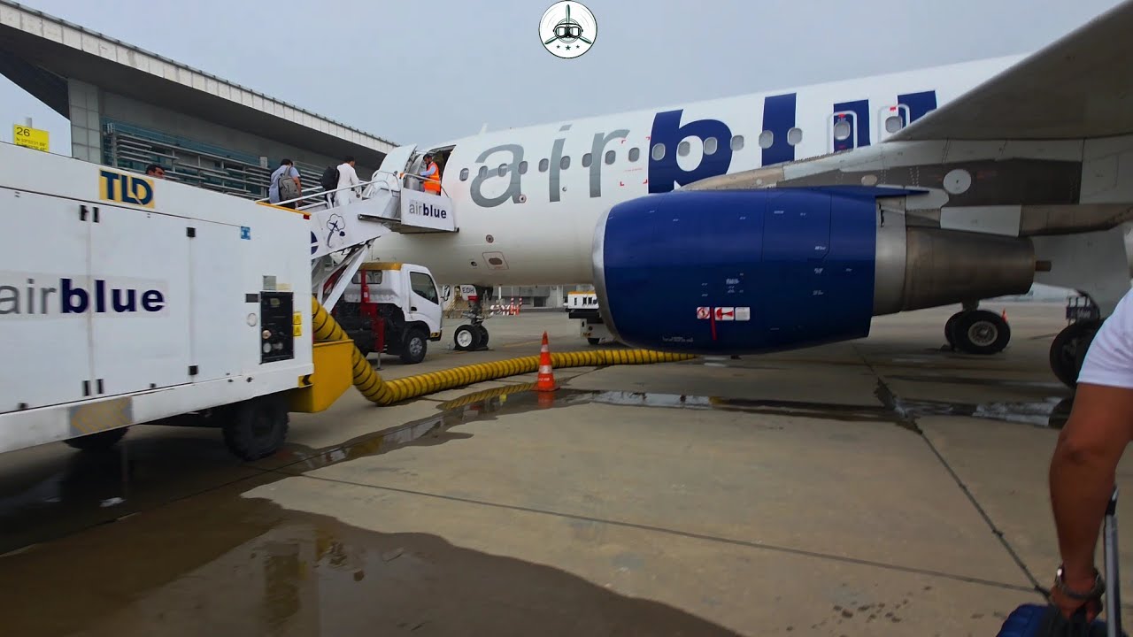 Flight from Islamabad to Karachi on Airblue A320