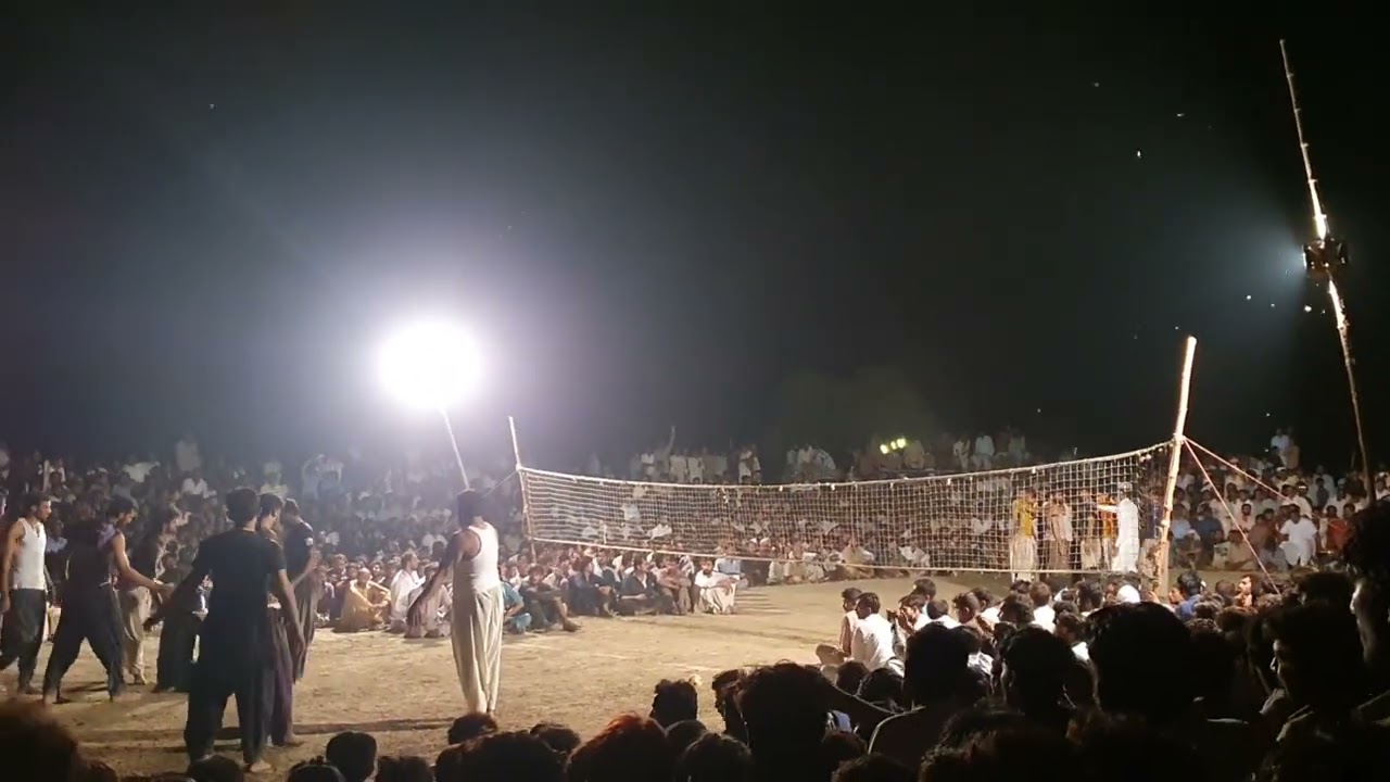 Tariq Jalbani VS Kashi Taunsa Volleyball Match Kotla Sher Muhammad 9.9.2021 Part 1
