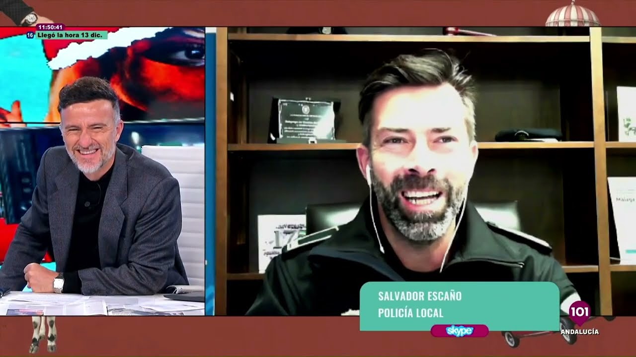 241213 #PolicíaLocalMálaga 🚔Entrevista Vídeo Felicitación #Navidad2024 #ATuLado 📺LLego La Hora-101Tv