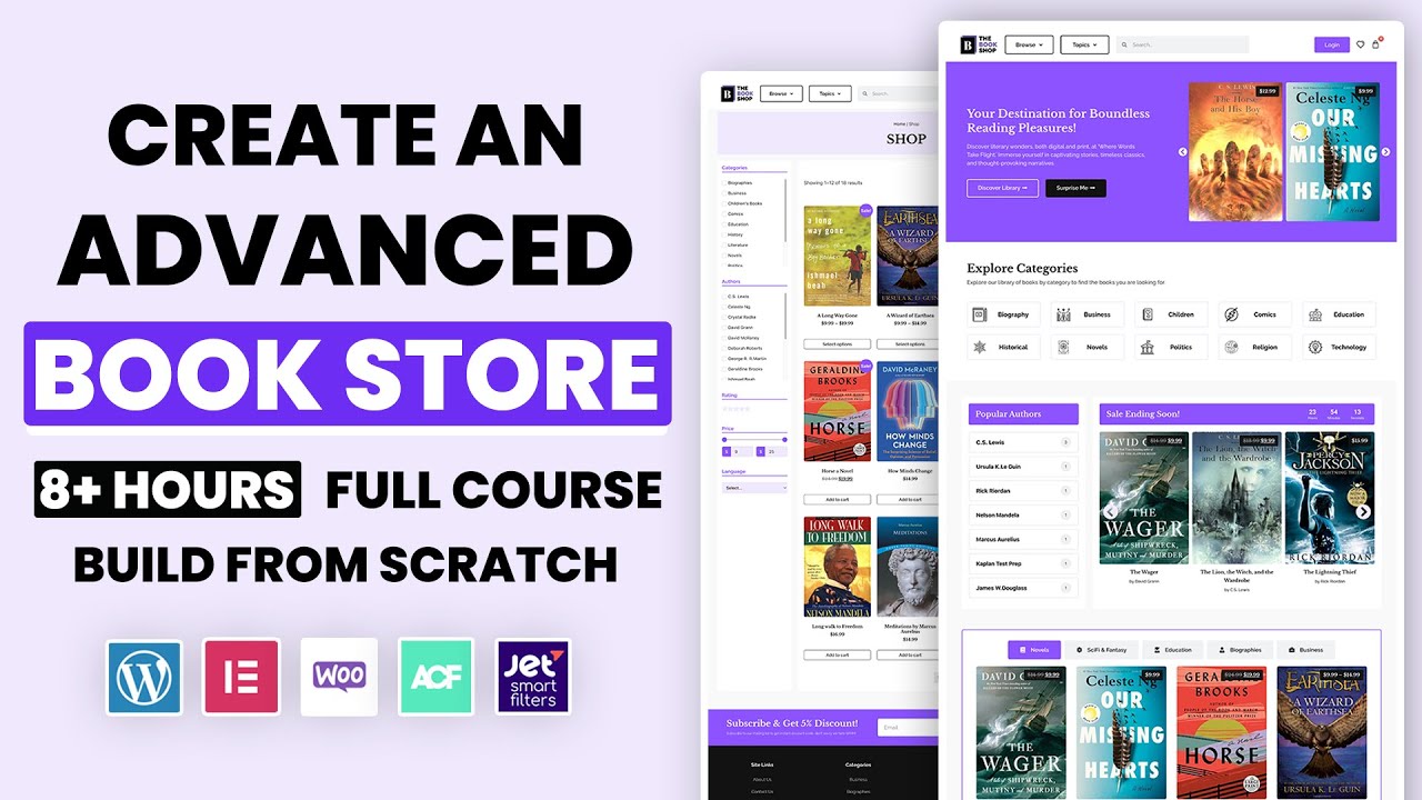 Elementor WooCommerce Tutorial: Build a Next-Level Book Store in WordPress