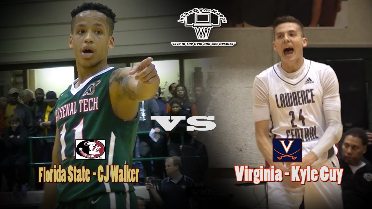 Future ACC Guards (CJ Walker vs Kyle Guy) Battle In Indiana HS State Tournament