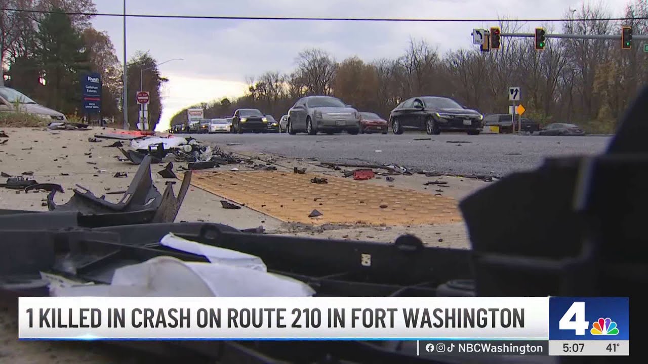 1 Killed in Crash on MD 210 in Fort Washington