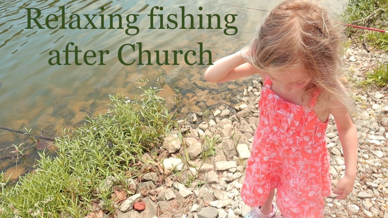 Relaxing Fishing After Church