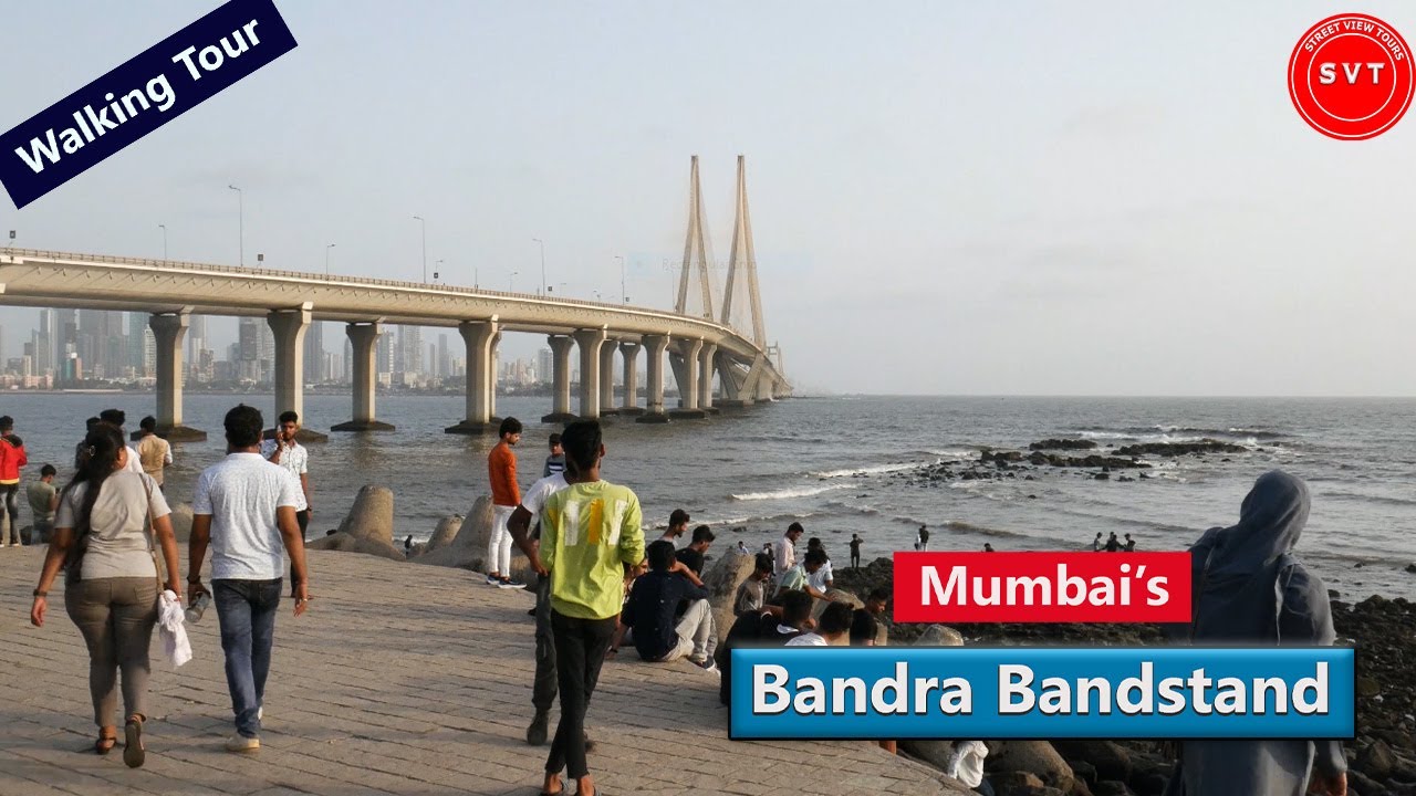 Bandra Bandstand | Vlog #08 | With English Subtitles | Walking Tour |