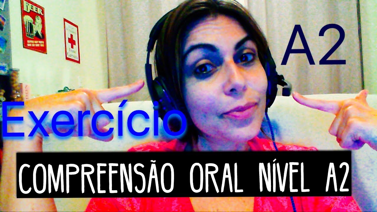 Exercício de Compreensão oral em francês nível A2