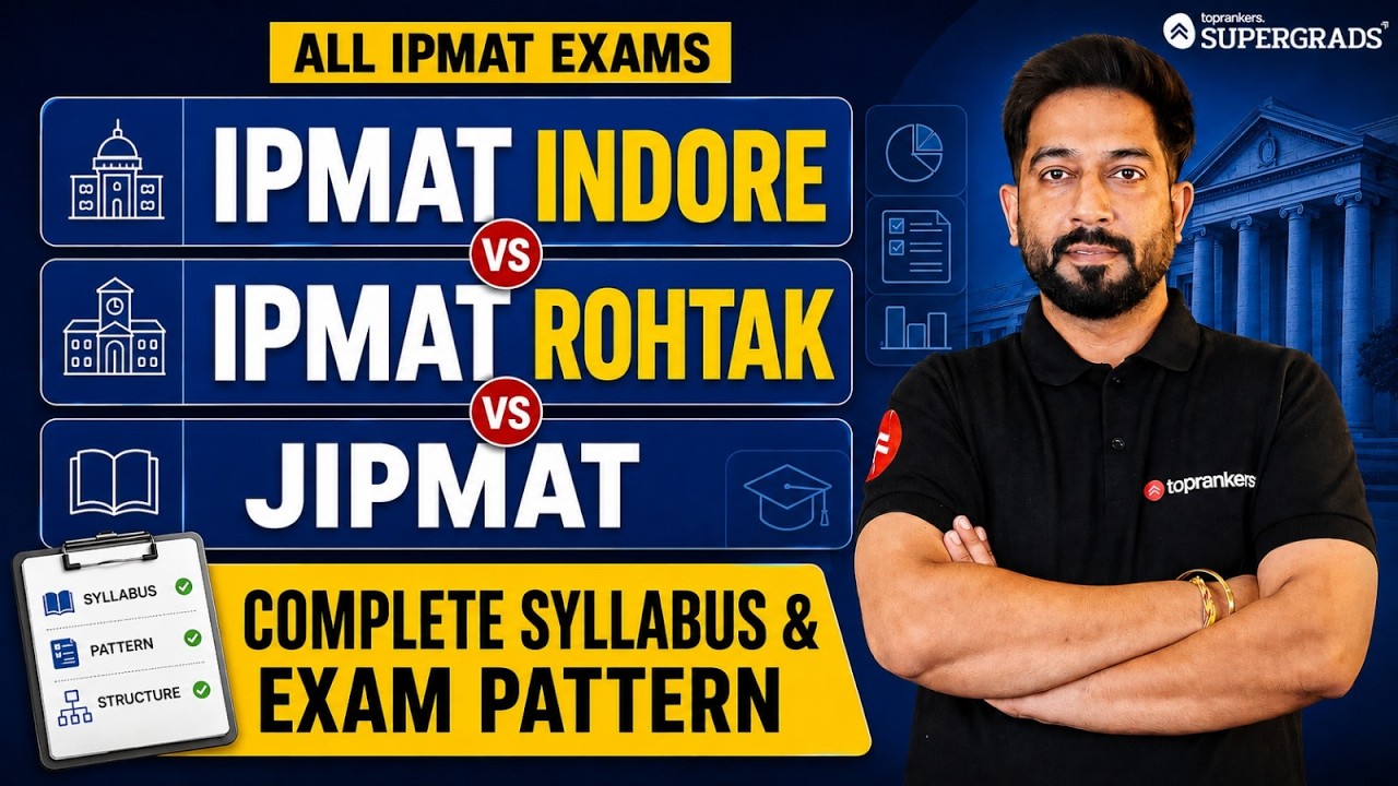 IPMAT 2027: All IPMAT Exams Complete Syllabus & Exam Pattern | IPMAT Indore vs Rohtak vs JIPMAT
