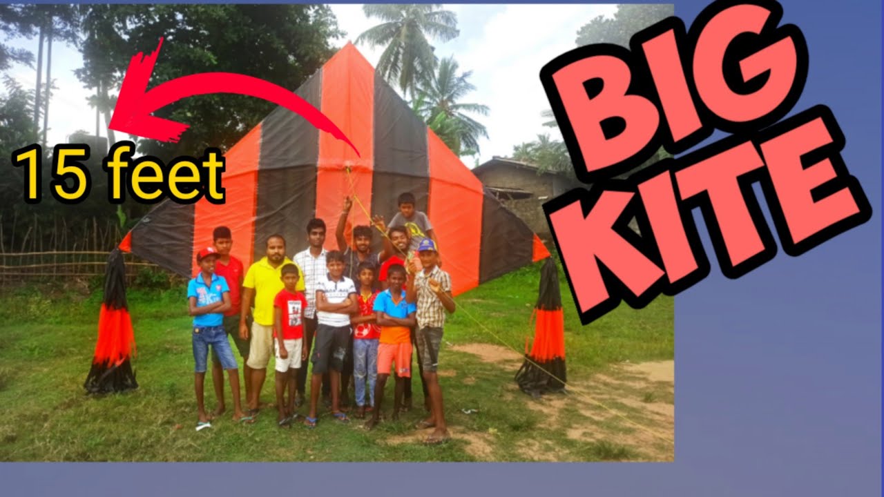 Big kite making village DIY #big_kite#