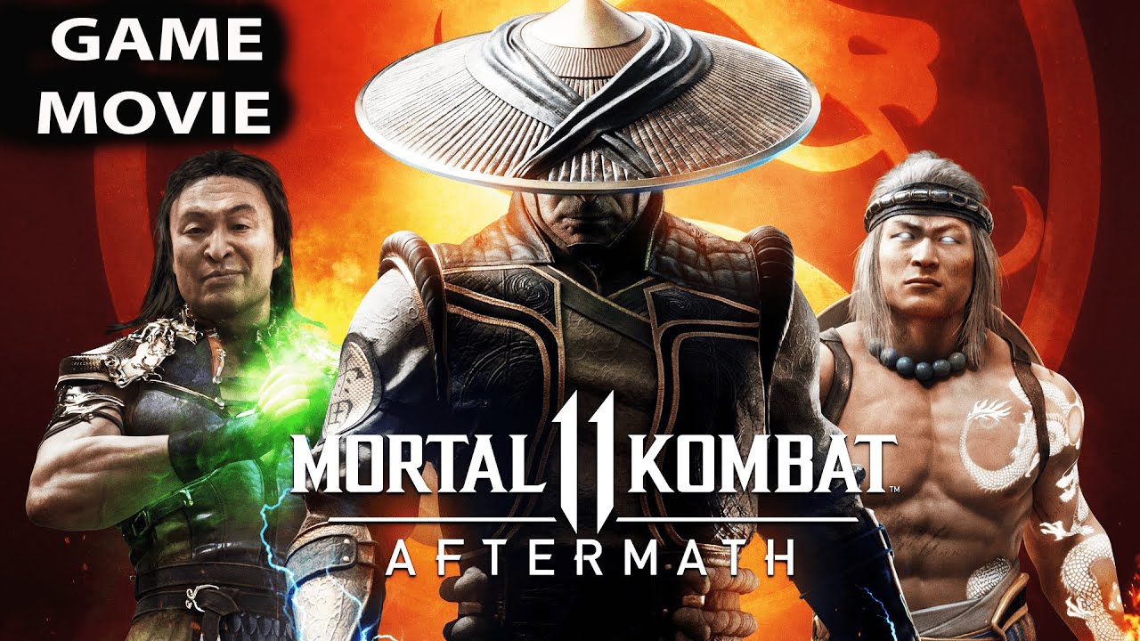 Mortal Kombat 11 Aftermath All Cutscenes MOVIE with All ENDINGS (4K UHD)