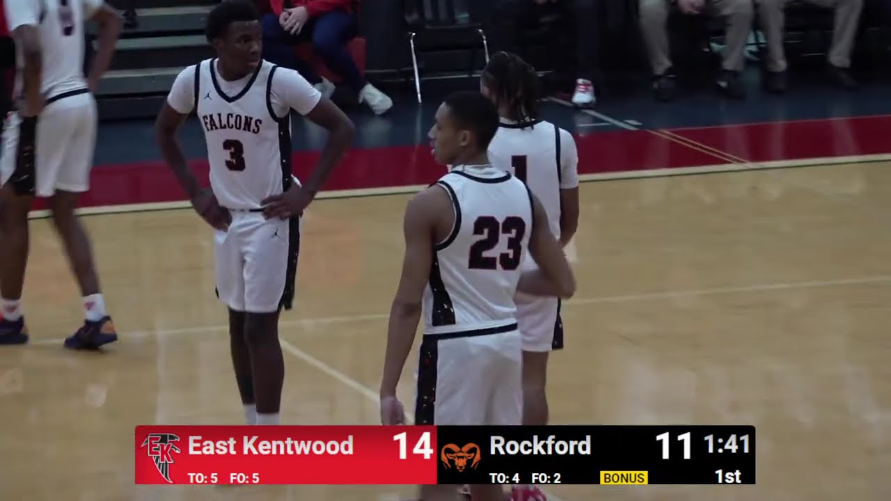 East Kentwood Boys Basketball vs. Rockford