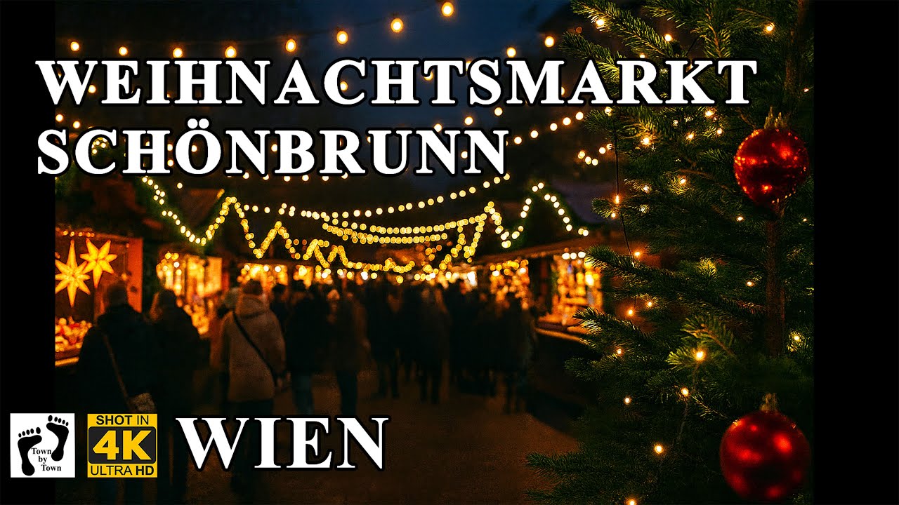 💥 Weihnachtsmarkt Schönbrunn, Wien