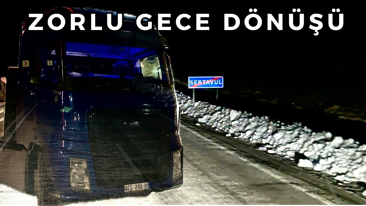 SERTAVUL GEÇİDİNDE TIRI KAYDIRDIM! | KONYA ZAFER SANAYİYE GİTTİM..