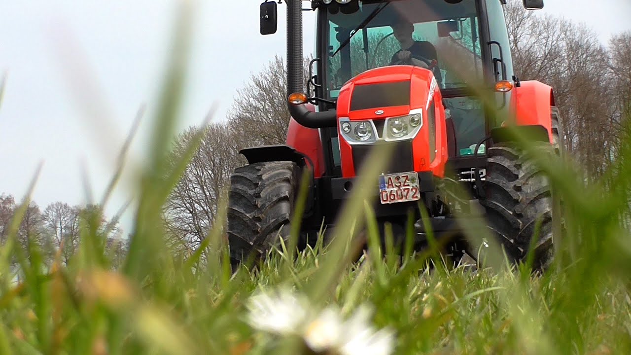 ZETOR Forterra 140 HSX & ZETOR Proxima 85 beim Düngen und Schleppen der Wiesen [FullHD]