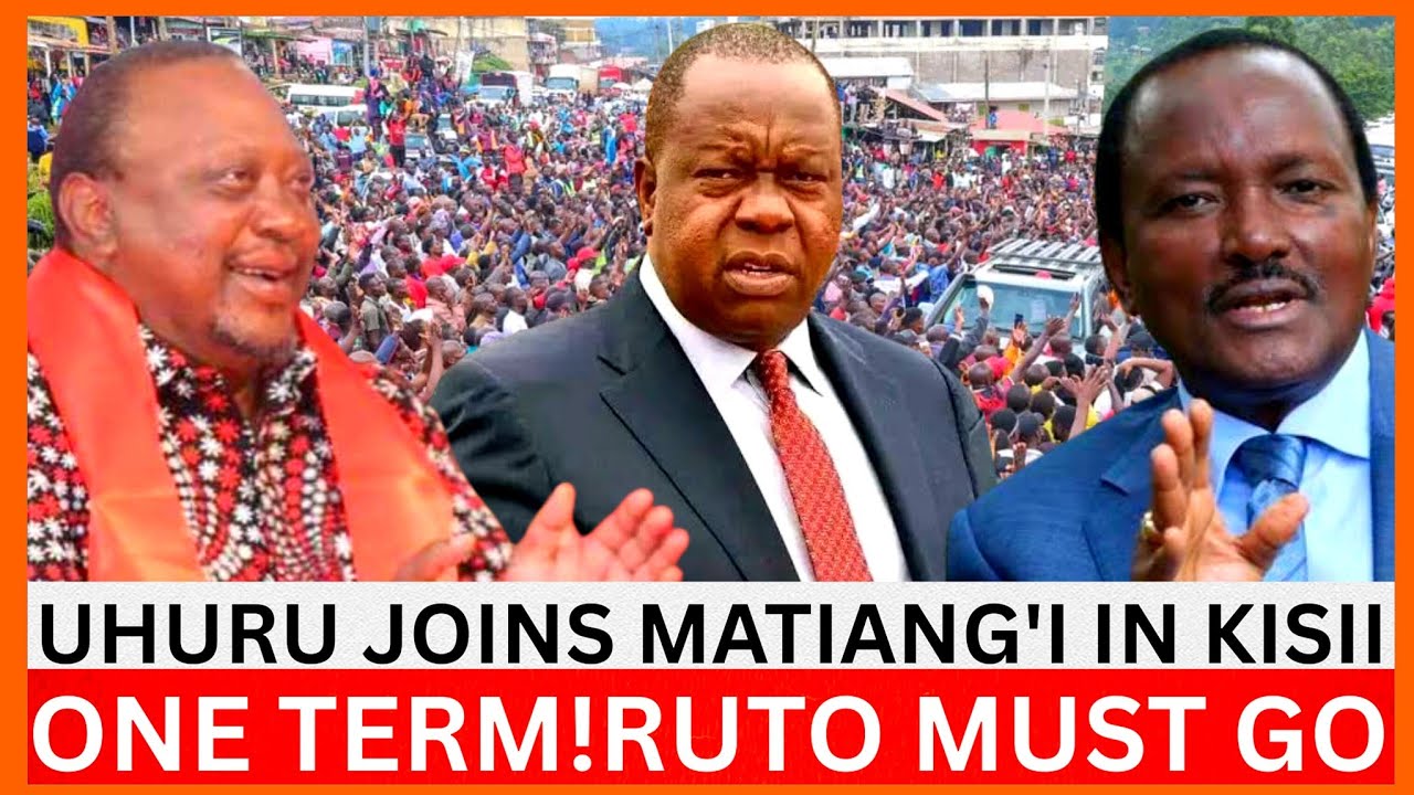 Uhuru Kenyatta Joins Matiang'i Kalonzo Gachagua in Kisii County!!!