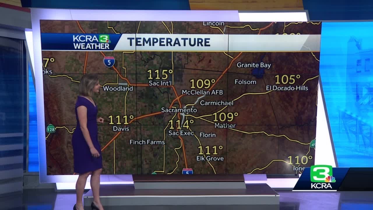 Extreme heat sets records on Monday