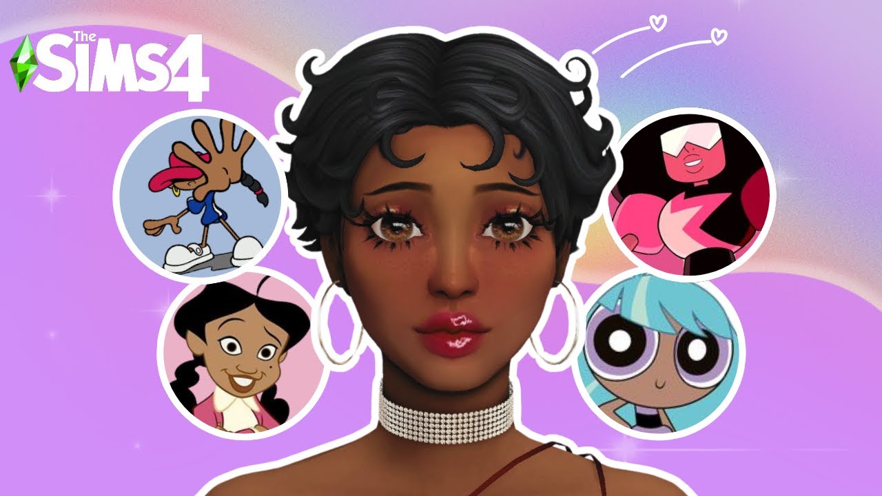 Creating ICONIC Black Cartoon Characters in The Sims 4!