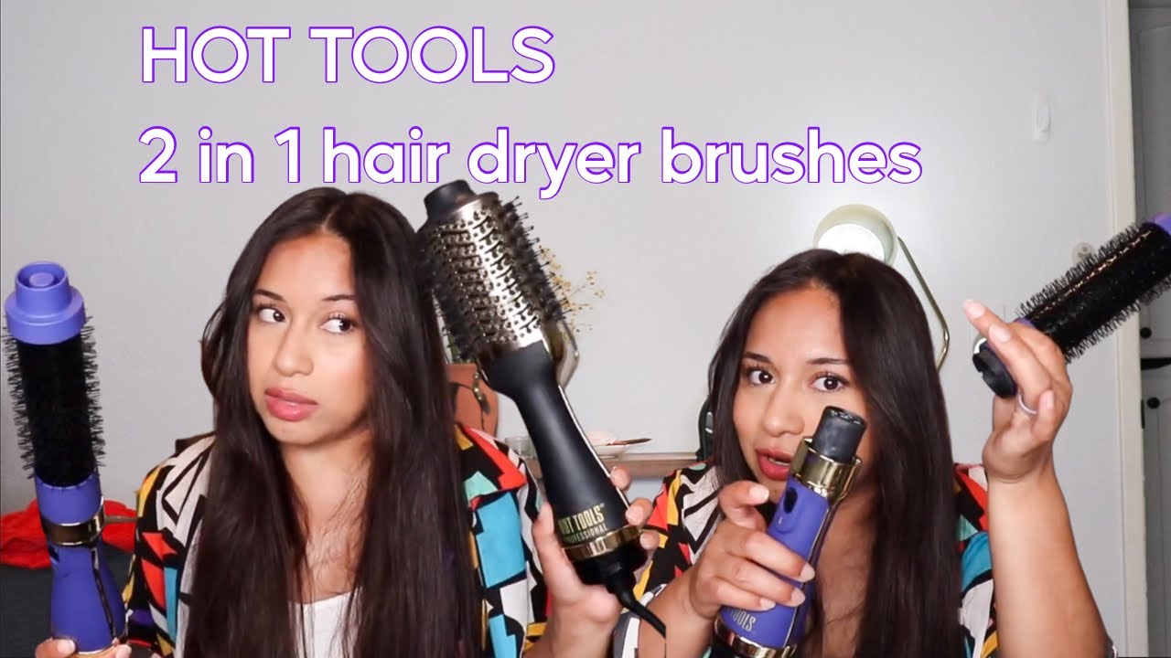 HOT TOOLS Pro Detachable  Brush Hair Dryer VS Pro 24K Gold Volumizer and Hair Dryer