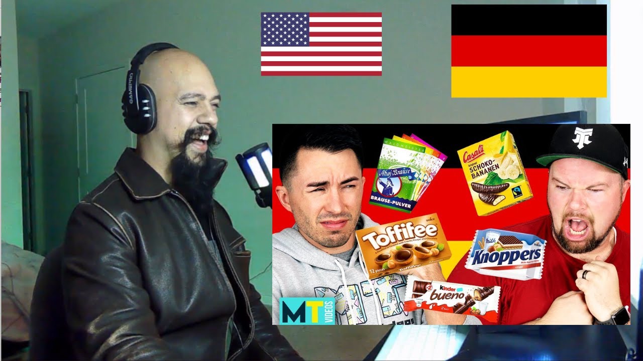 American Reacts To Americans Try Weird German Treats For The First Time | German Candies
