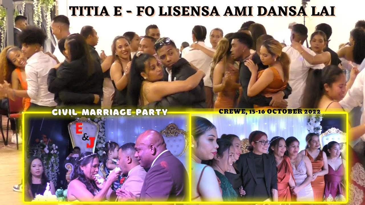 Elisio & Jacquelina's Civil Marriage Party, Crewe - 16-10-2022. Part 2