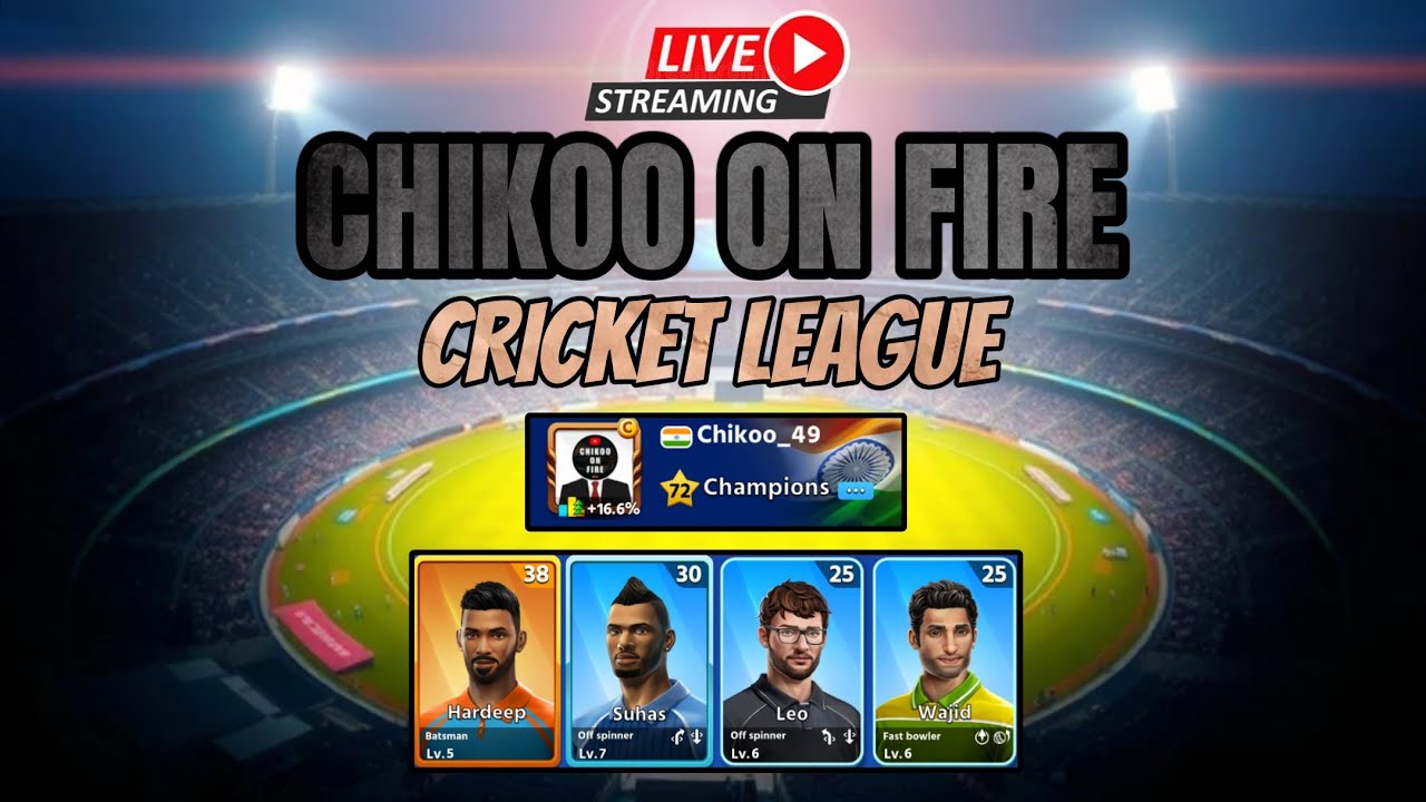 Road to 4k Subscribes Family in Cricket League #shorts #cricketleague #chikooonfire #live