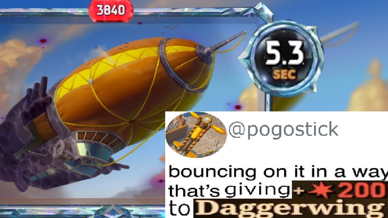(The Bazaar) Daggerwing NEEDS Pogo bouncing on it crazy style