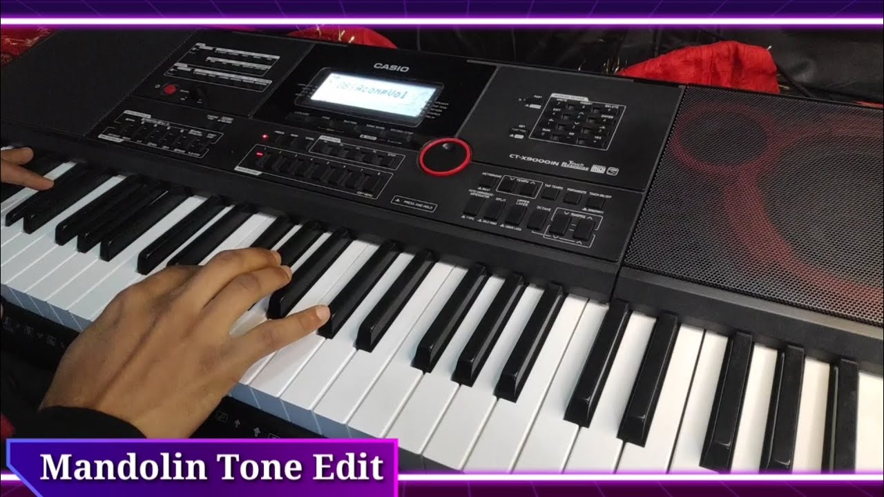 Mandolin Tone Edit On Keyboard CT-X9000IN || With Best Effect System