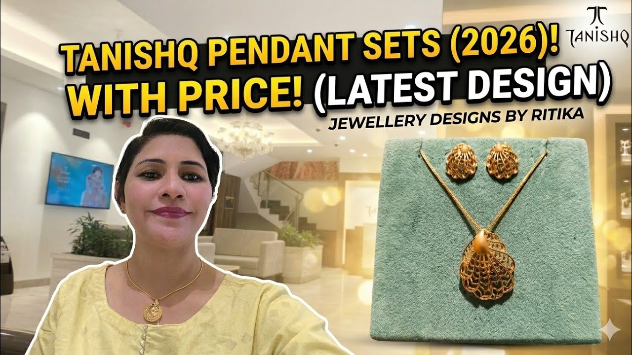 Tanishq Gold Pendant Set Collection 2026 🔥 Tanishq Gold Pendant Set ❤️#tanishqjewellery