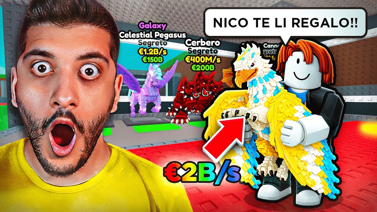 MI HANNO REGALATO un BRAINROT FORTISSIMO!! ROBLOX ITA