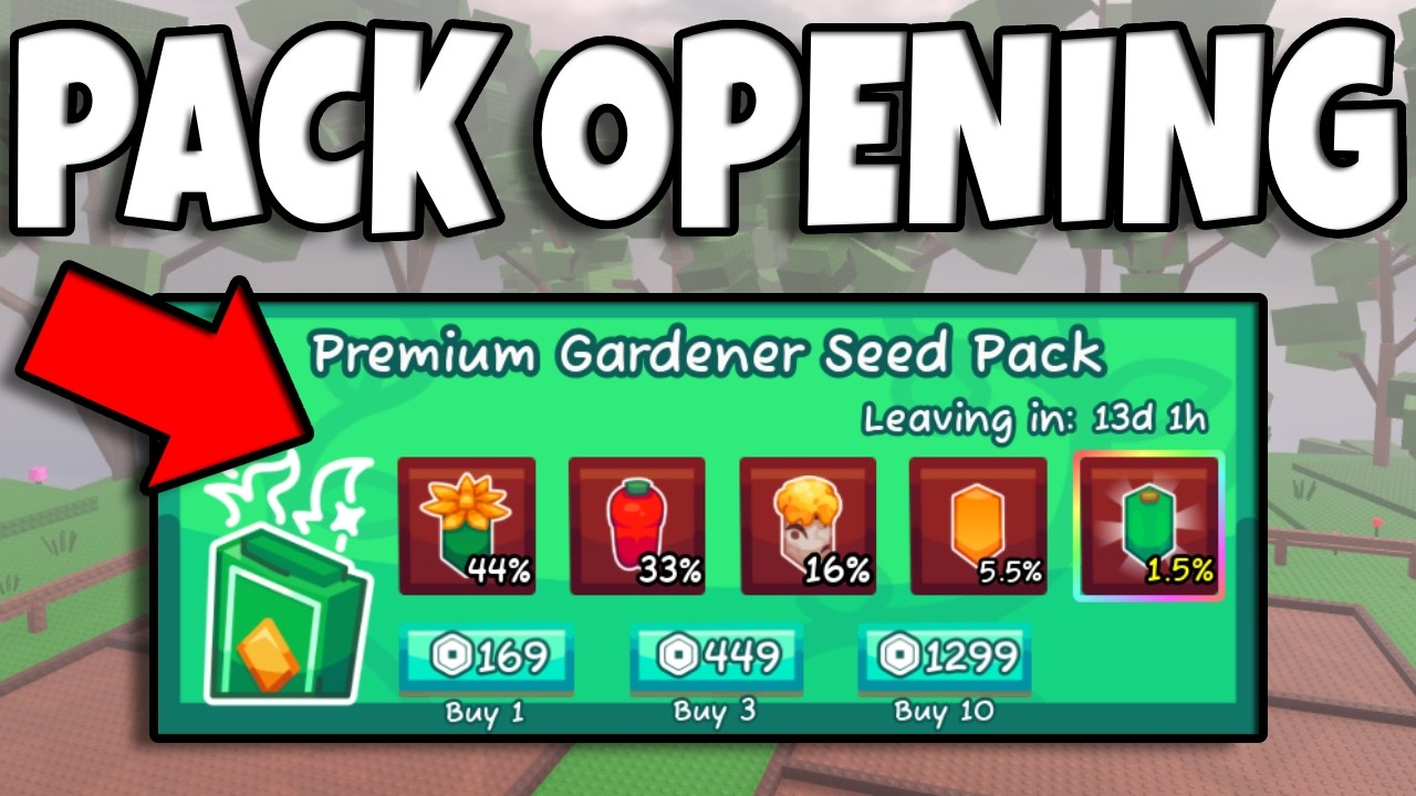 I Spent 10,000 ROBUX to get the NEW OLIVE SEED in Garden Horizons!