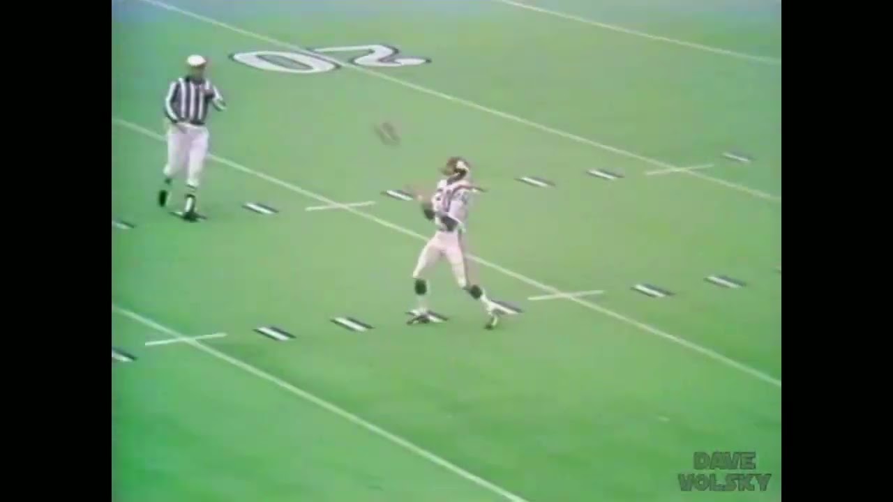 Super Bowl VIII - Minnesota Vikings vs Miami Dolphins January 13th 1974 Highlights