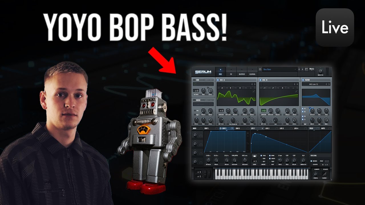 How To Make The Bass From 'Skantia - Yoyo Bop' (XFER SERUM TUTORIAL)