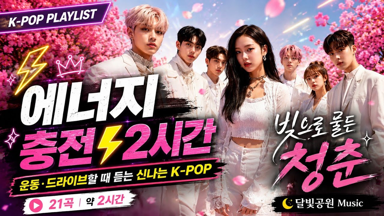 🎵 달빛K-POP Vol.1 『빛으로 물든 청춘』 🌙 달빛공원 Music 플레이리스트