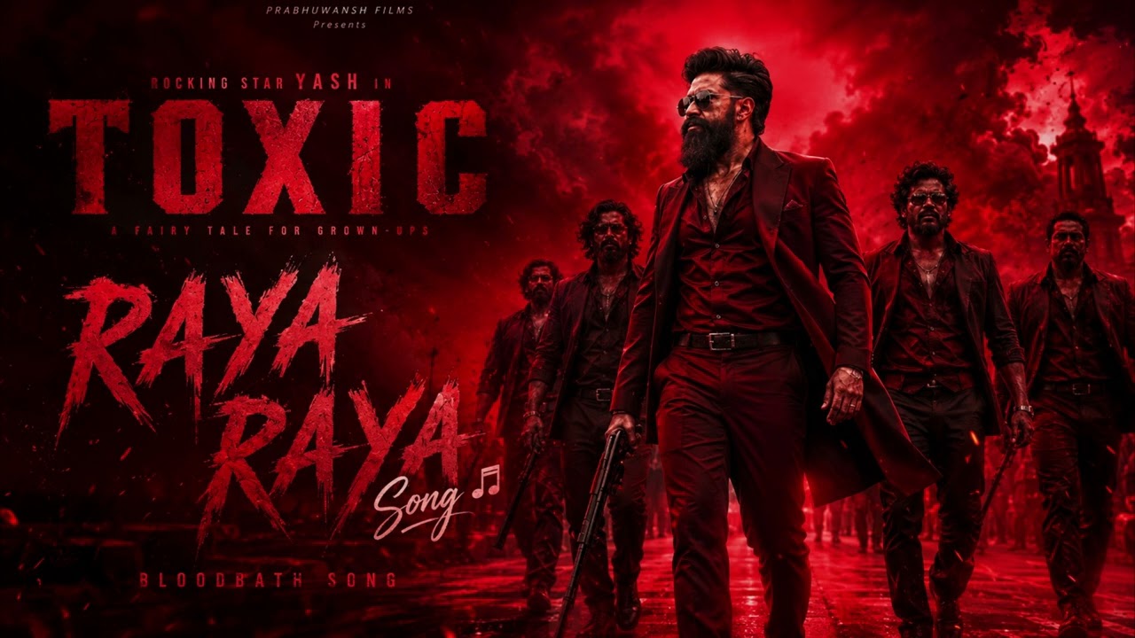 Raya Raya( Kannada) Lyrics Song 🎧- #toxicmovie #yash #newsong 