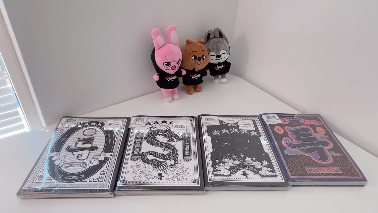 ꙳ 𓇬 ☽ unboxing stray kids 5-star albums all versions with B&N exclusives (՞ ᵒ̴̶̷̤-ᵒ̴̶̷̤՞)