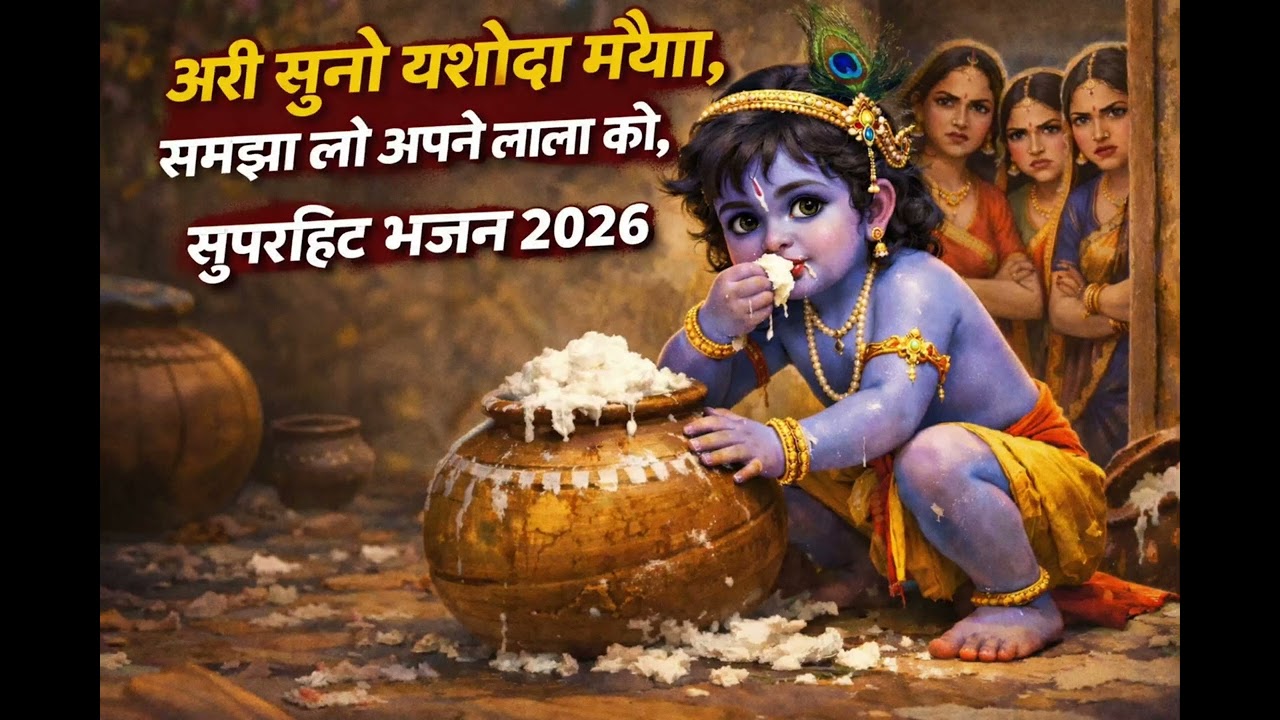 अरी सुनो यशोदा मैया, समझा लो अपने लाला कोसुपरहिट कृष्ण भजन 2026
