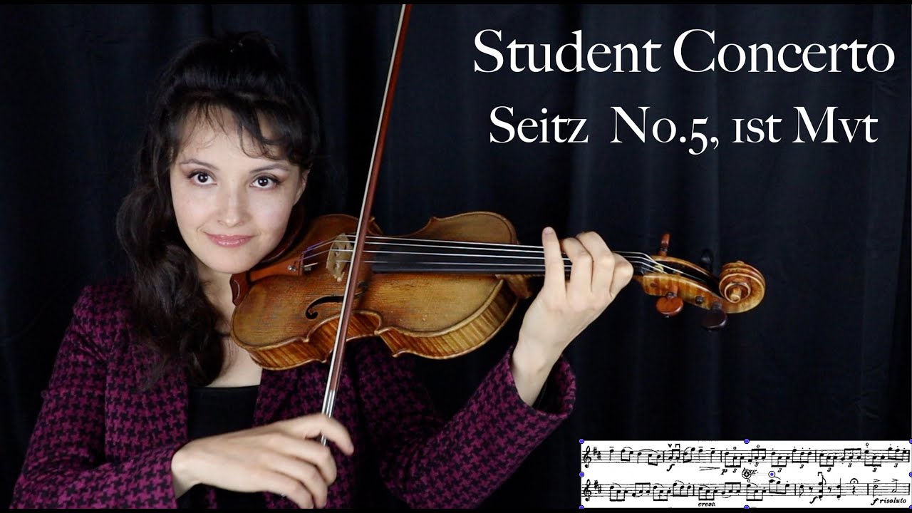 Concerto No. 5 in D Major, Op. 22, 1st Mvt / Friedrich Seitz - Suzuki Book 4 #violin #suzuki