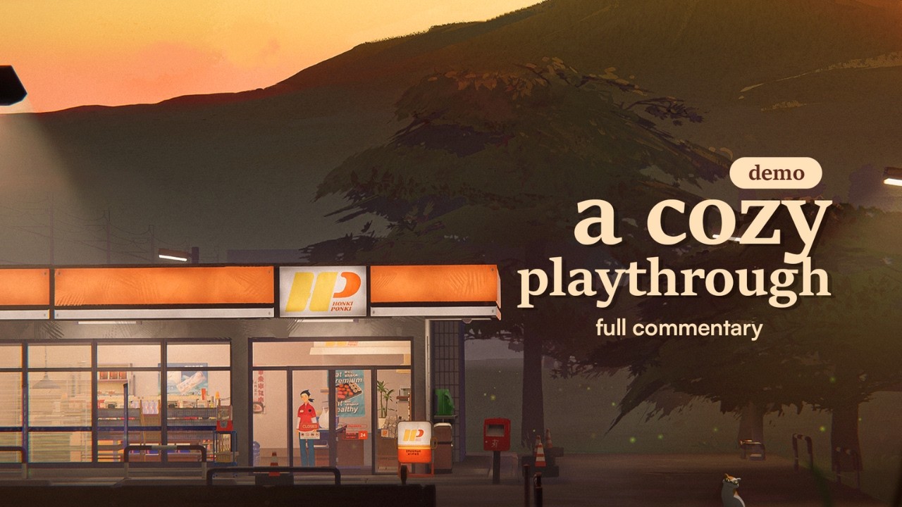 running a cozy convenience store in 1990s japan 📦 | inkonbini prologue demo 🏪