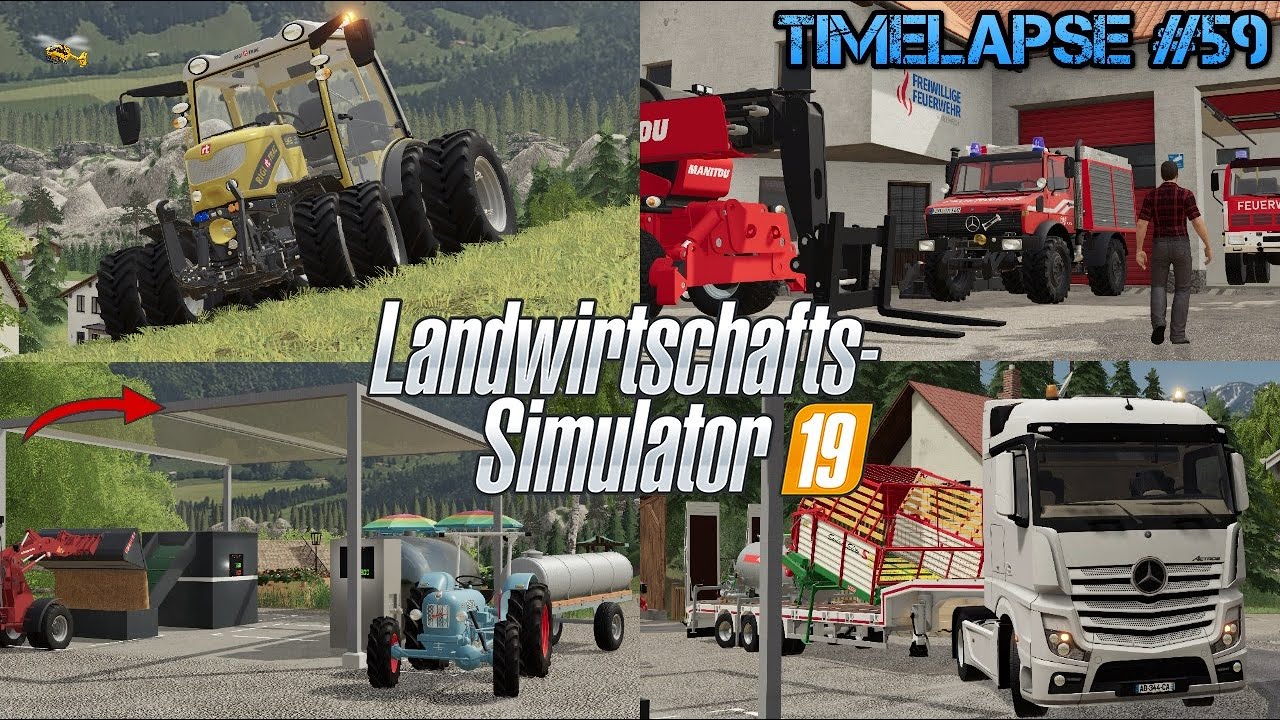 Spontane HILFE von der FEUERWEHR! 🚒💨 NEUER elektrischer RIGITRAC? 🤔⚡| [LS19] - Timelapse #59 Walchen