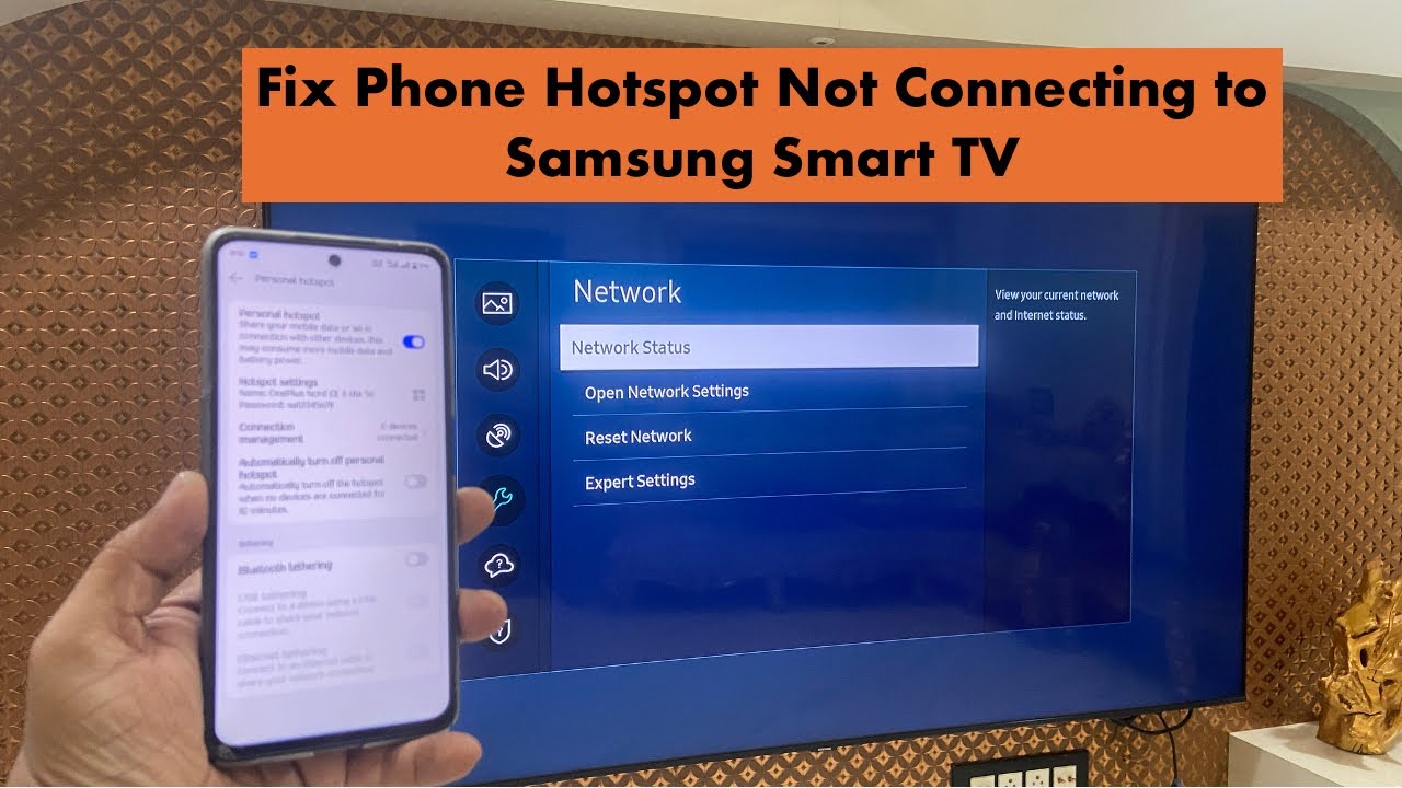 Как исправить проблему с подключением точки доступа телефона к Samsung Smart TV