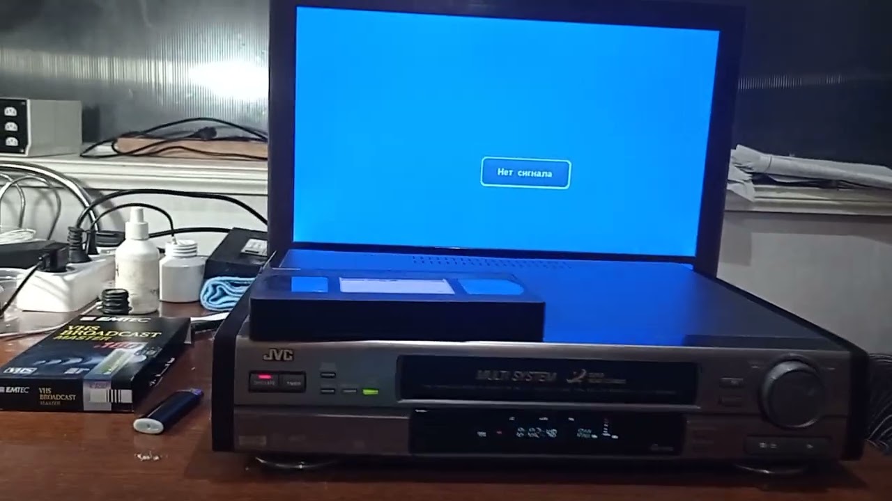 Видеомагнитофон JVC HR-J827MS демонстрация 22.06.2022