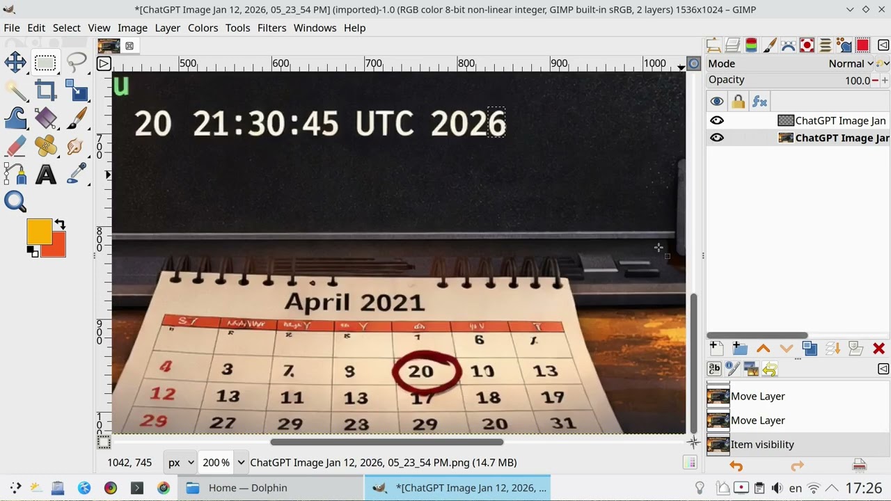 ChatGPT Asks to Change Small Text on Image: A GIMP Solution!