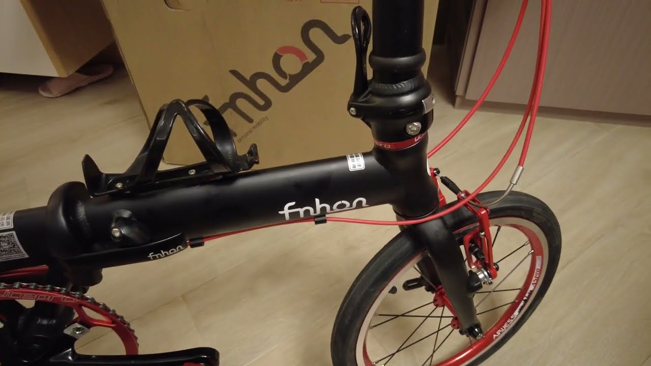 (Unboxing)人生第二部摺叠單車Fnhon 412 16寸 外3速 7.2kg 好輕好細