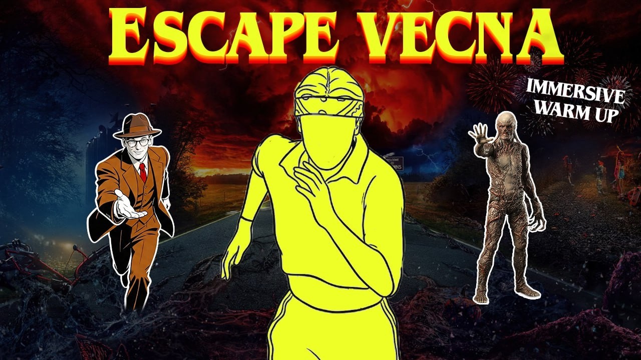 NEW EPISODE - STRANGER THINGS IMMERSIVE WARM-UP | FIGHT VECNA |  INTERACTIVE WORKOUT & HUMAN TETRIS