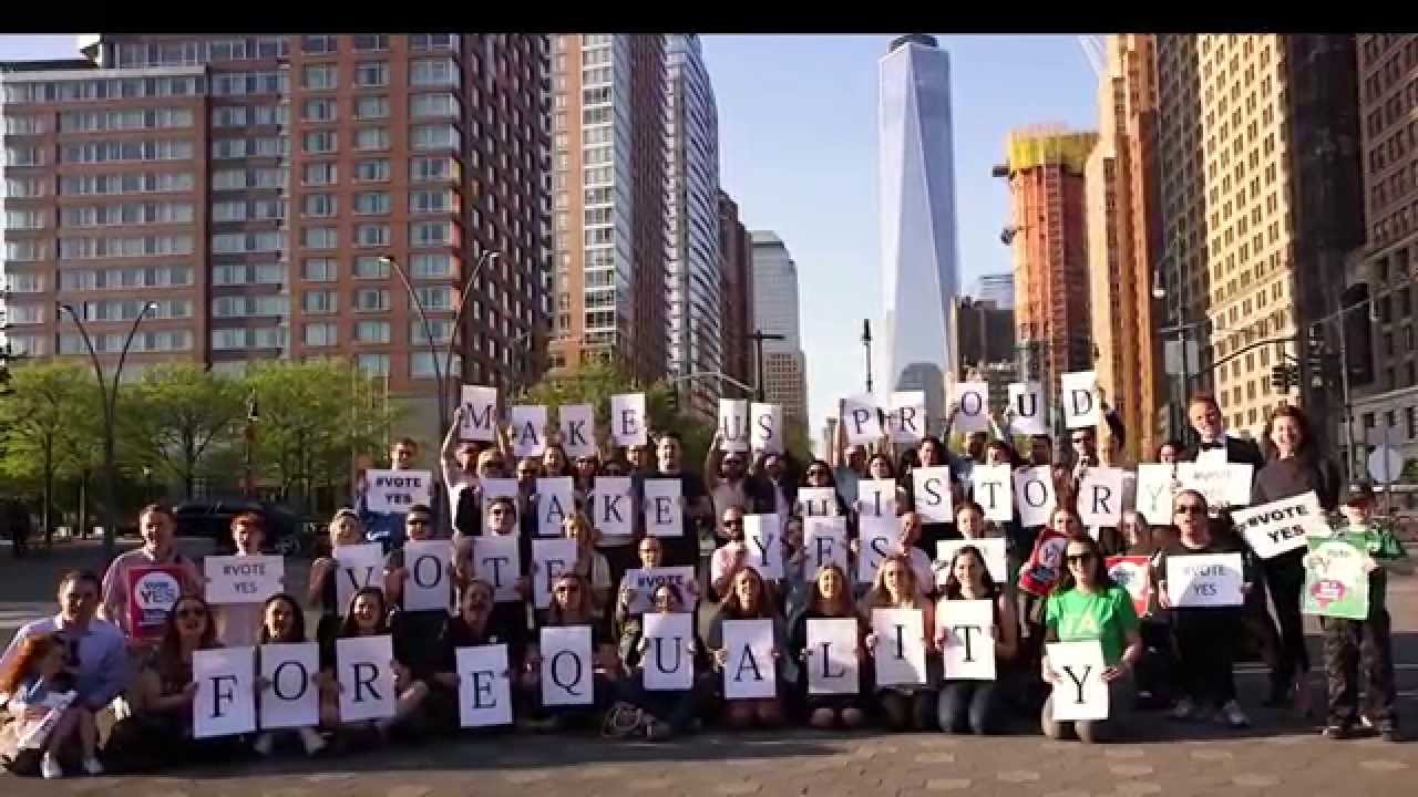 Irish in New York Gather in Support of Marriage Equality