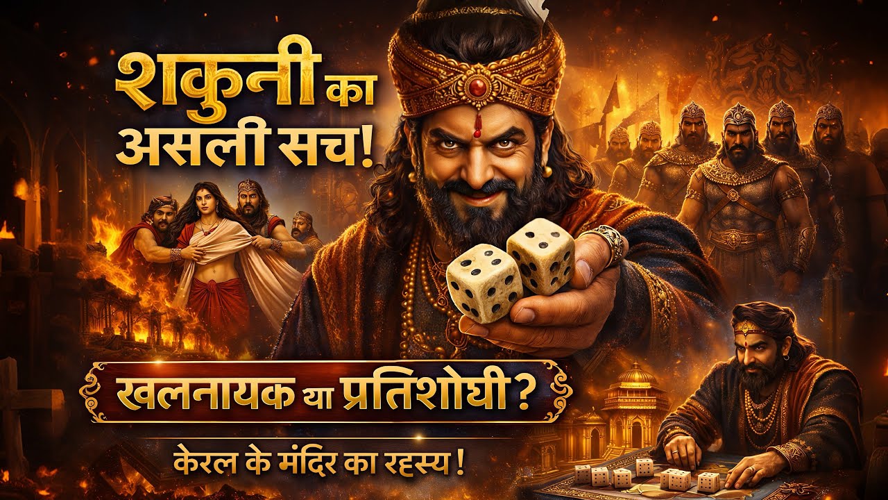 शकुनी का असली सच 😱 | खलनायक नहीं बल्कि प्रतिशोधी योद्धा? Mahabharat Secret #aidocumentary #sakuni 