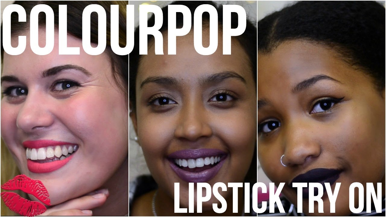 Colourpop Liquid Lipstick Try on (Beeper, LAX, Toolips, Cheap Thrills, My Jam & More!)