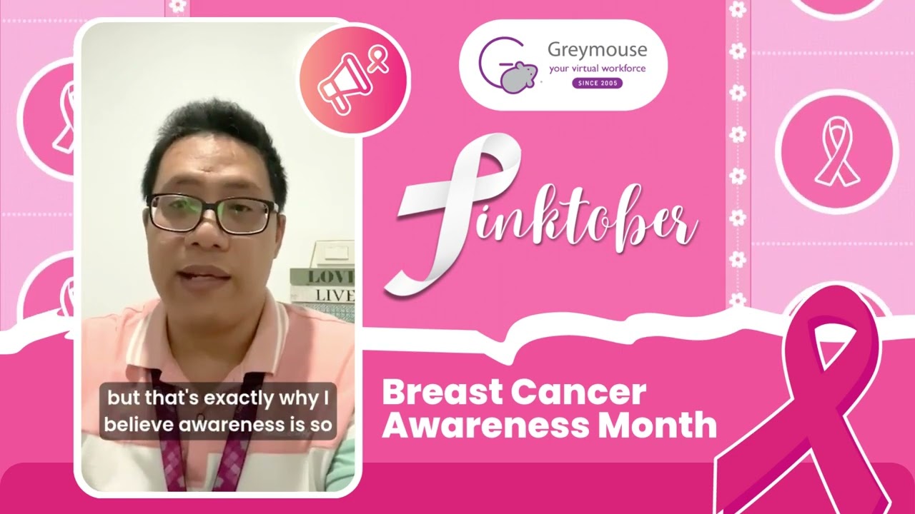 Greymouse | Jayson, Our Virtual Assistant, Talks About Breast Cancer Awareness and Pinktober