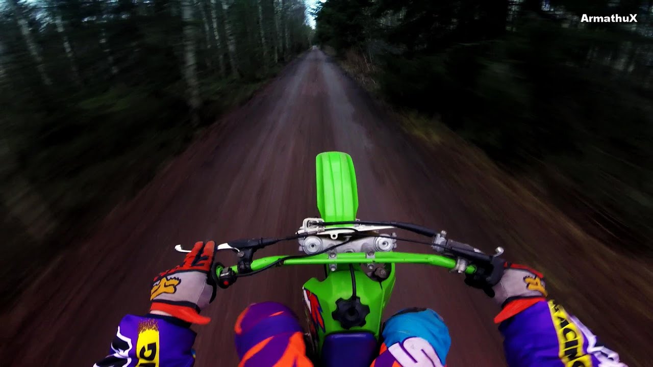Kawasaki KX80 2-Stroke - Full Throttle Braaps & Trails (GoPro)